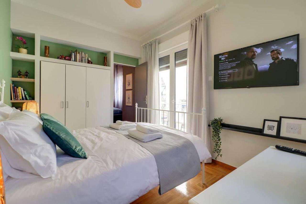 Victoria 5Star / 5Br Bigapt / Sauna / 2Min To Metro Athens Luaran gambar