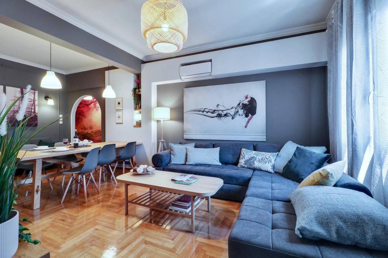 Victoria 5Star / 5Br Bigapt / Sauna / 2Min To Metro Athens Luaran gambar
