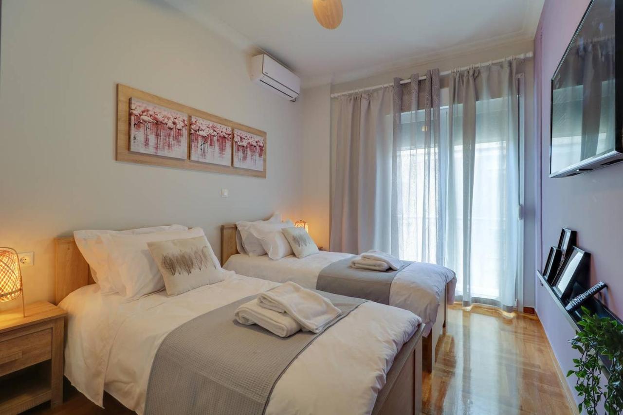 Victoria 5Star / 5Br Bigapt / Sauna / 2Min To Metro Athens Luaran gambar