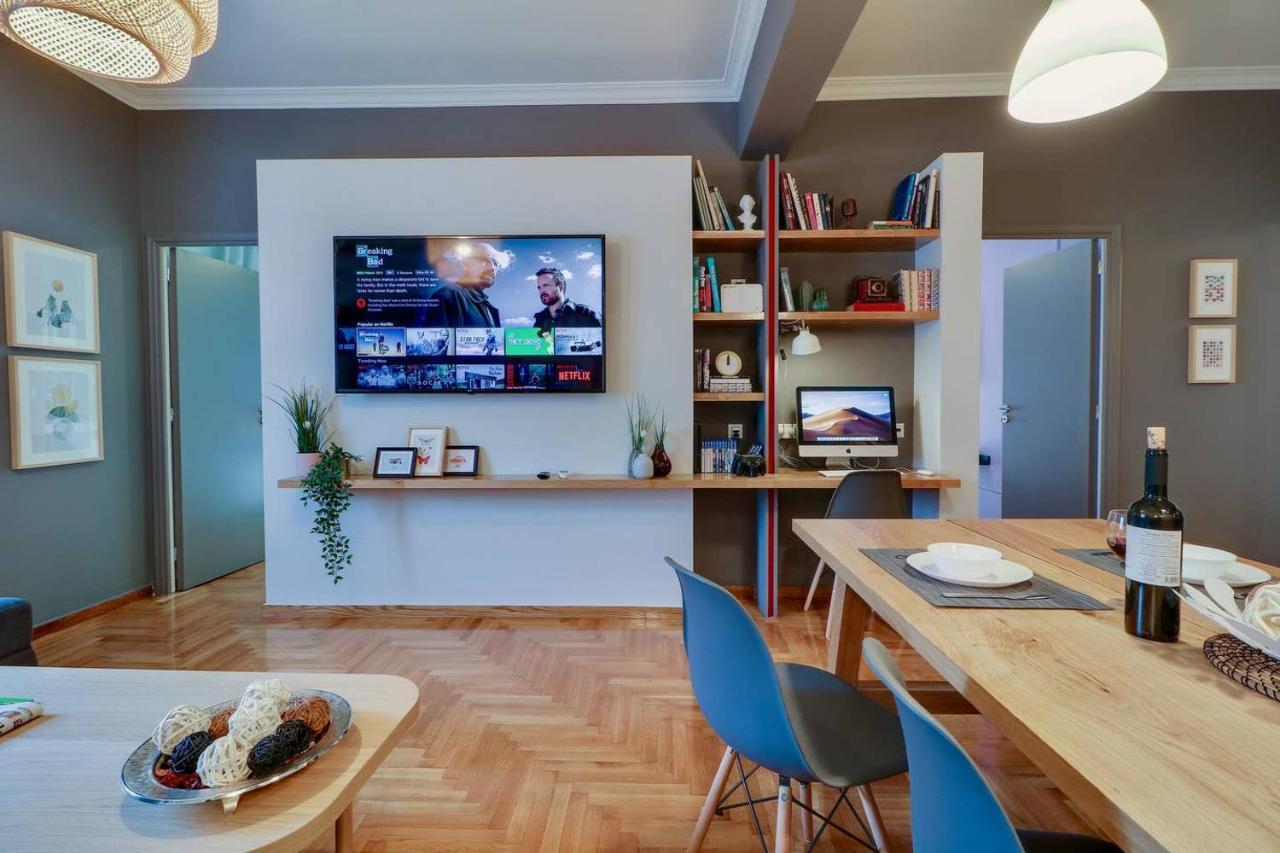 Victoria 5Star / 5Br Bigapt / Sauna / 2Min To Metro Athens Luaran gambar