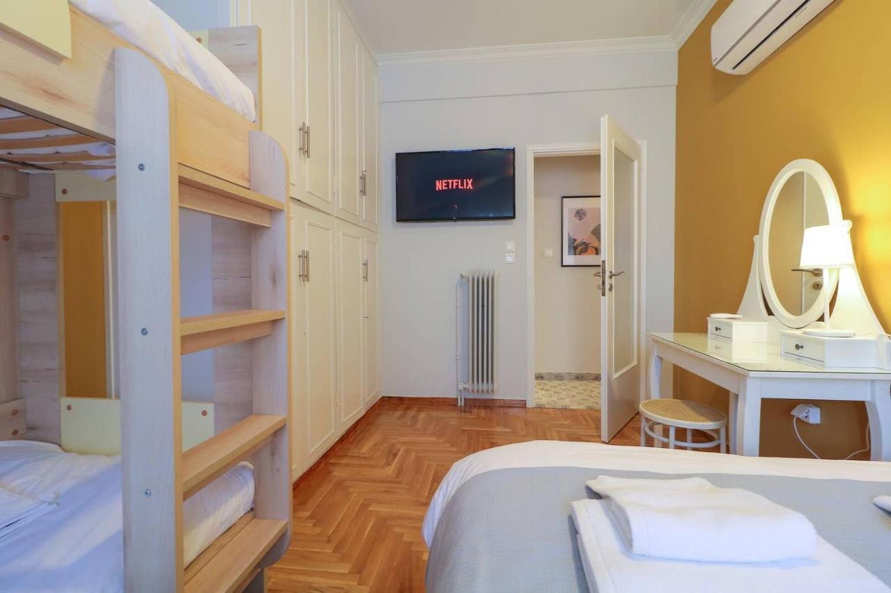 Victoria 5Star / 5Br Bigapt / Sauna / 2Min To Metro Athens Luaran gambar